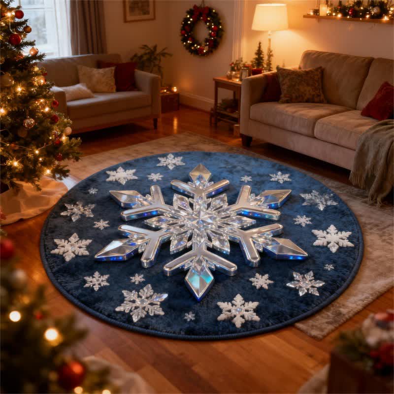 Tappeto effetto 3D ispirato al Natale di Ownkoti - UN - 140cm x 140cm - image 0