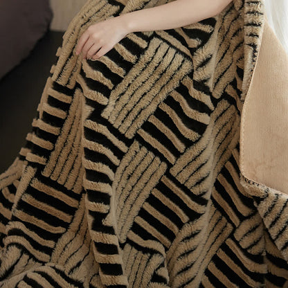 Coperta in pile geometrico Jacquard Ownkoti - image 15