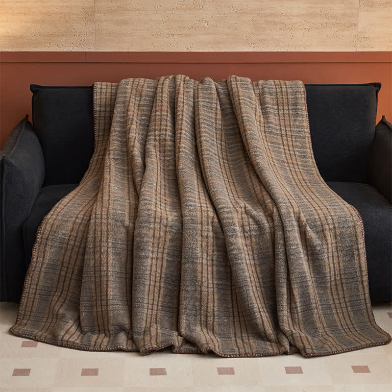 Coperta multiuso in pile reversibile a quadri classici Ownkoti - image 18