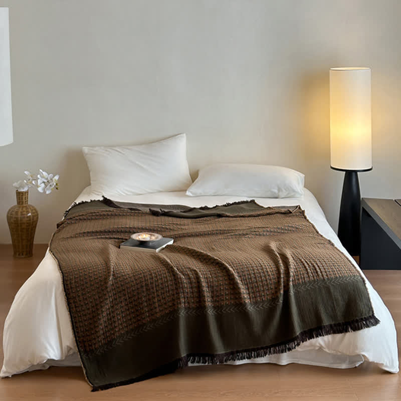 Coperta multiuso in jacquard di cotone vintage Ownkoti - image 12