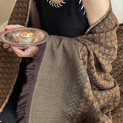 Coperta multiuso in jacquard di cotone vintage Ownkoti - image 15