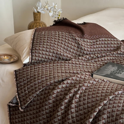 Coperta multiuso in jacquard di cotone vintage Ownkoti - image 27