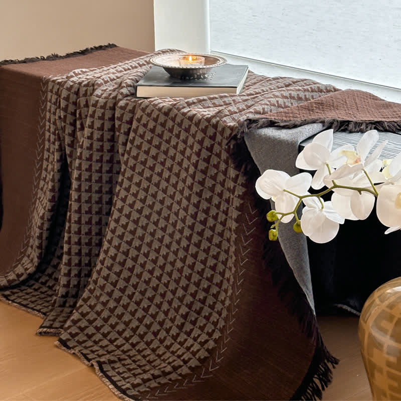 Coperta multiuso in jacquard di cotone vintage Ownkoti - image 30