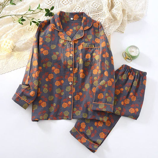 Pigiama in garza di cotone Ownkoti Wild Rose - 2XL - image 0