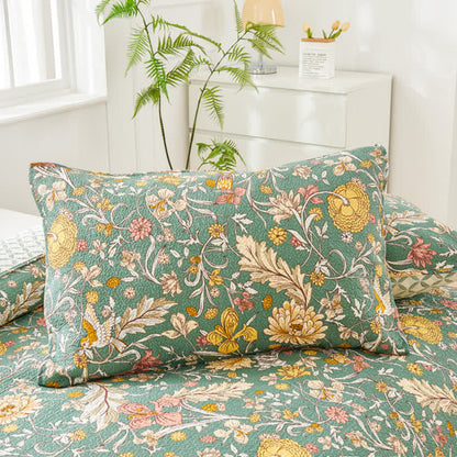 Copriletto trapuntato floreale Ownkoti William Morris (3 pezzi) - image 5