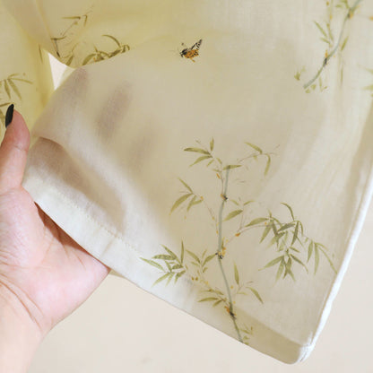 Loungewear in cotone con farfalle di bambù di ispirazione orientale Ownkoti - image 11