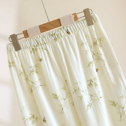 Loungewear in cotone con farfalle di bambù di ispirazione orientale Ownkoti - image 9