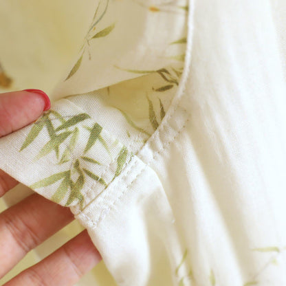 Loungewear in cotone con farfalle di bambù di ispirazione orientale Ownkoti - image 7