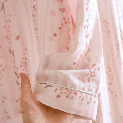 Loungewear in cotone a righe e motivi floreali di ispirazione orientale Ownkoti - image 4