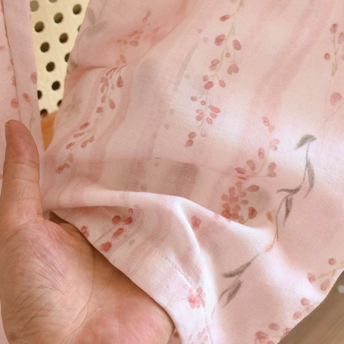 Loungewear in cotone a righe e motivi floreali di ispirazione orientale Ownkoti - image 5