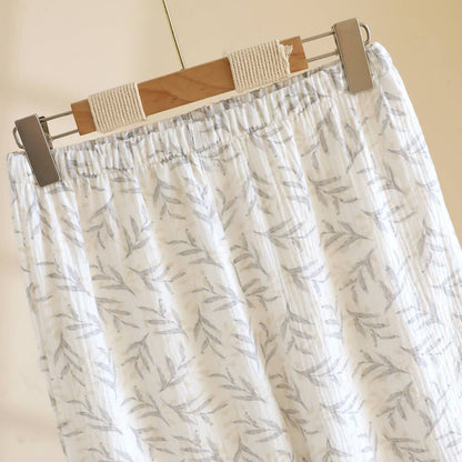 Loungewear in cotone con foglie di ispirazione orientale Ownkoti - image 12