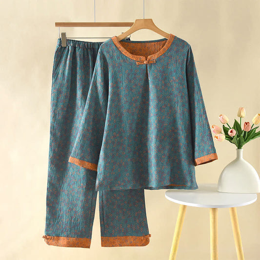 Pigiama a maniche lunghe Vintage Cotton Branch - XL - image 0