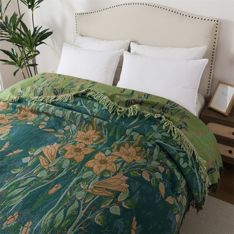 Trapunta con nappe in garza di cotone Ownkoti Lily - image 2