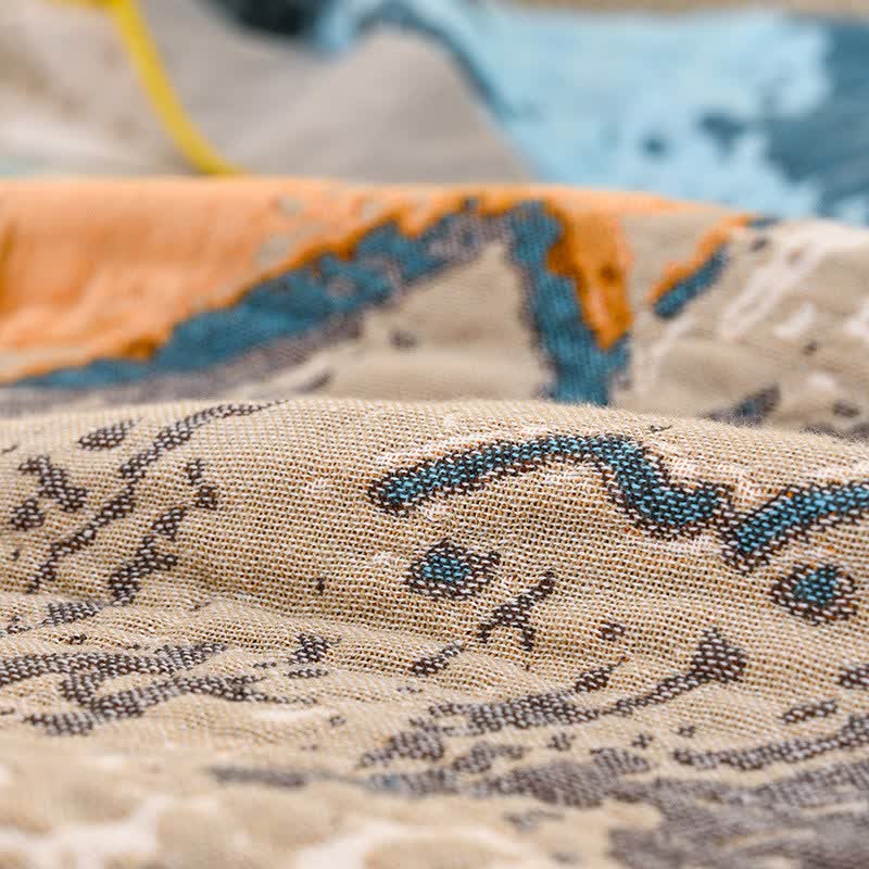 Trapunta in garza di cotone Ownkoti Impressionist Town - image 4