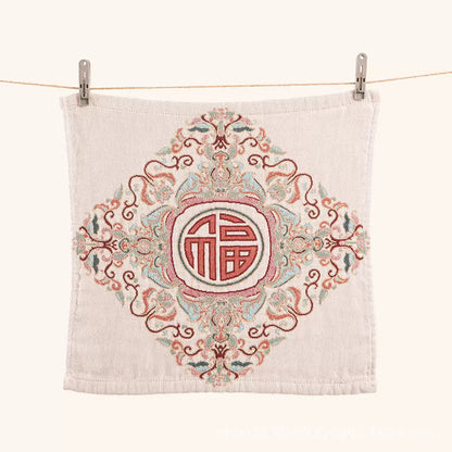 Asciugamano assorbente da cucina in cotone retrò di buon auspicio Ownkoti - image 6