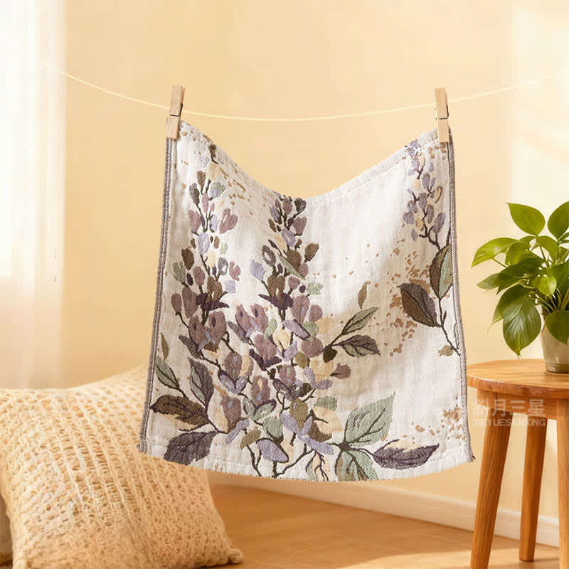 Asciugamano assorbente da cucina in cotone floreale elegante Ownkoti - image 4