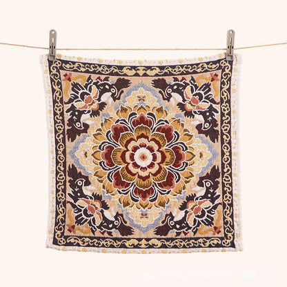 Asciugamano assorbente da cucina in cotone con motivo floreale retrò Ownkoti - image 4