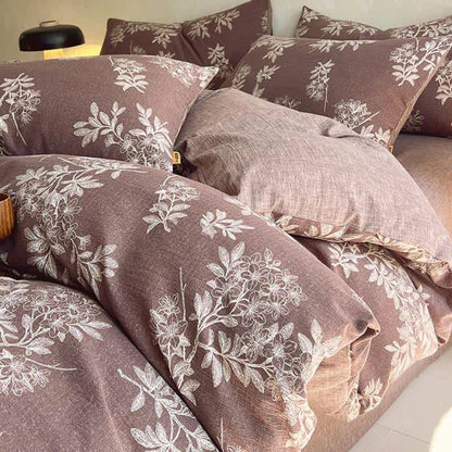 Set di biancheria da letto con stampa floreale elegante vintage Ownkoti (4 pezzi) - image 4