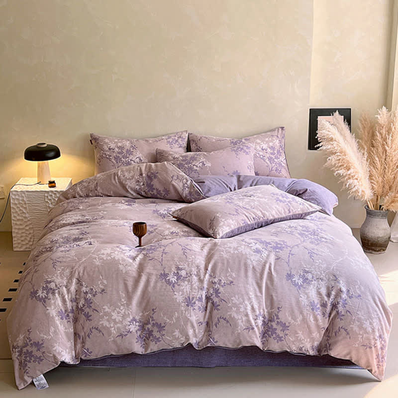 Set di biancheria da letto con stampa floreale vintage Ownkoti (4 pezzi) - image 2