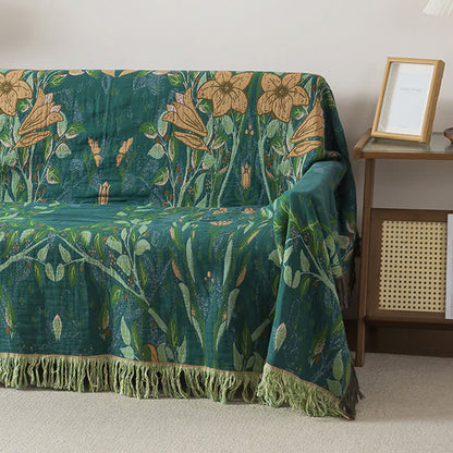 Coperta in garza di cotone con nappe Ownkoti Lily - image 2