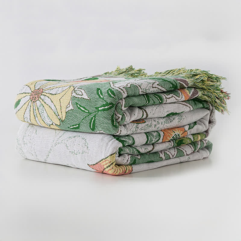 Coperta in garza di cotone floreale Ownkoti Refresh - image 1