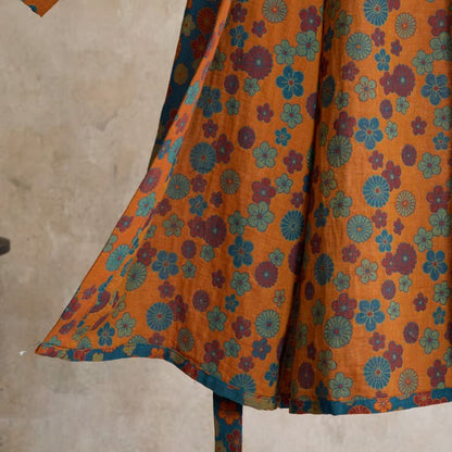 Kimono in cotone jacquard floreale vintage Ownkoti - image 4