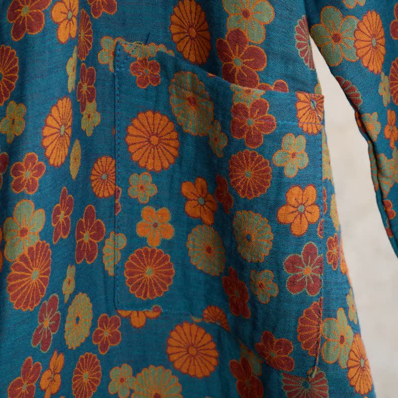 Kimono in cotone jacquard floreale vintage Ownkoti - image 5