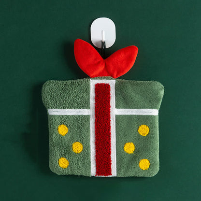 Asciugamani ad asciugatura rapida con motivo natalizio Ownkoti - Scatola regalo - 4 pezzi - image 11