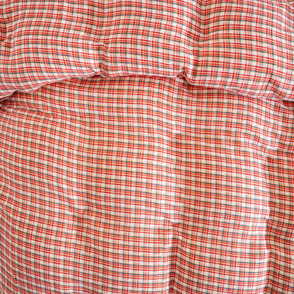 Set copripiumino in 100% cotone con motivo a quadri Ownkoti (3 pezzi) - image 4