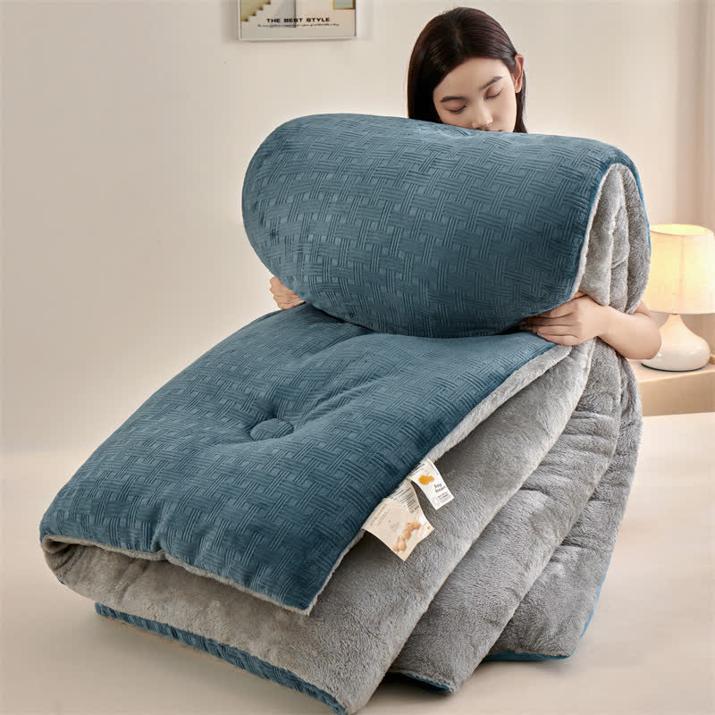 Coperta in sherpa con trama a nido d'ape di Ownkoti - image 8