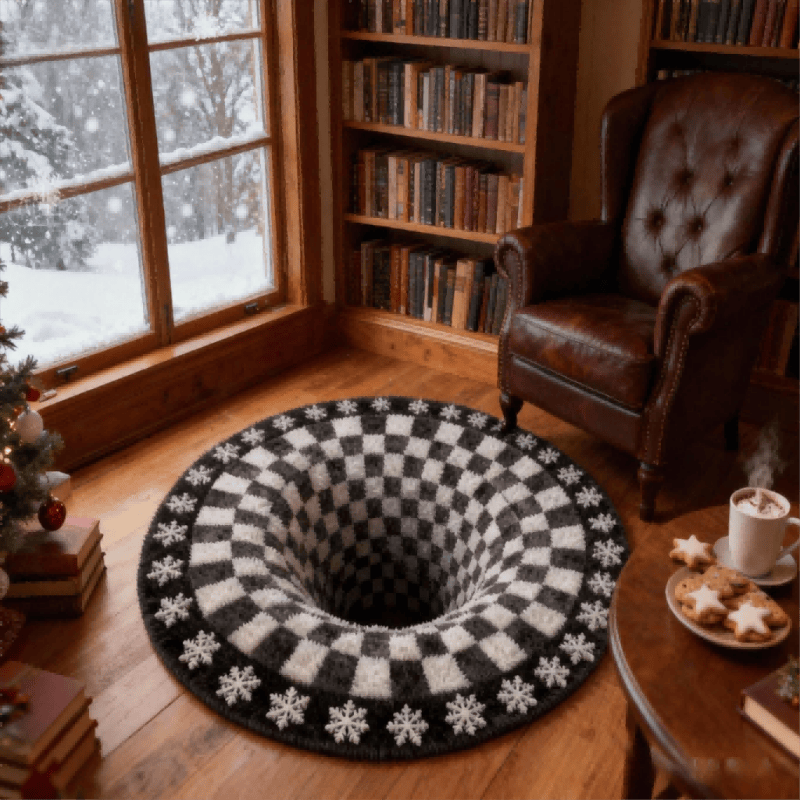 Tapis à carreaux 3D Ownkoti Black Hole - image 0