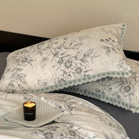 Biancheria da letto in puro cotone vintage botanico Ownkoti - image 10