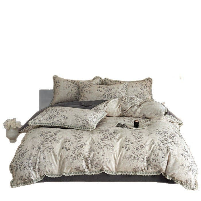 Biancheria da letto in puro cotone vintage botanico Ownkoti - image 11