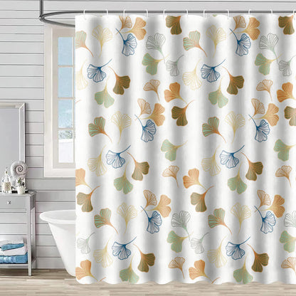 Elegante tenda da doccia con foglie di ginkgo - E - 230cm x 180cm - image 8