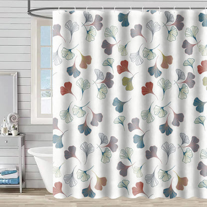 Elegante tenda da doccia con foglie di ginkgo - H - 230cm x 180cm - image 14