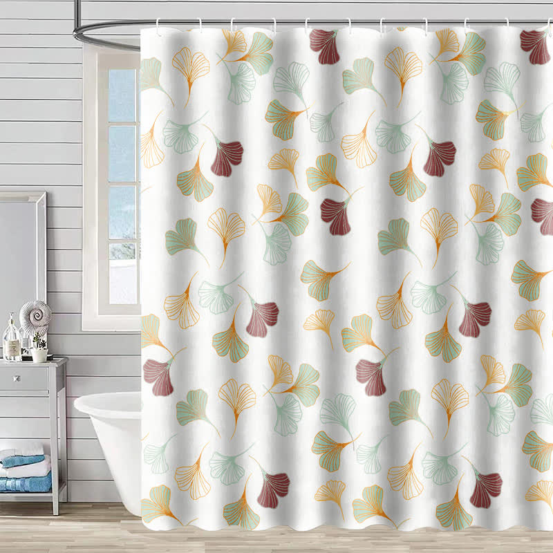 Elegante tenda da doccia con foglie di ginkgo - IO - 230cm x 180cm - image 16