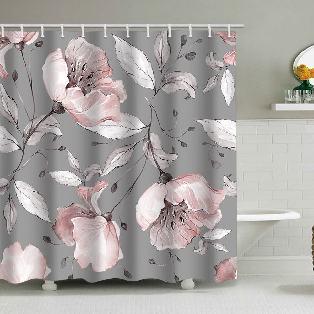 Tenda da doccia con stampa floreale di lusso - C - 180cm x 230cm - image 2
