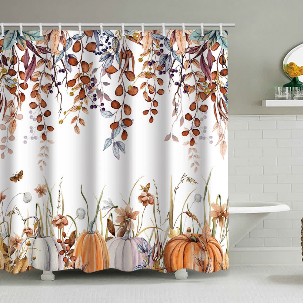 Tenda da doccia con stampa "Raccolto di zucche" - B - 180cm x 200cm - image 5