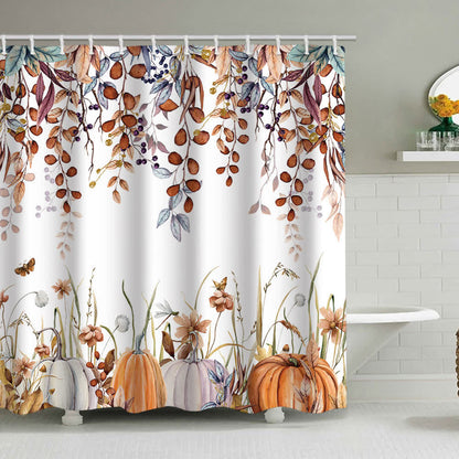 Tenda da doccia con stampa "Raccolto di zucche" - B - 180cm x 200cm - image 5