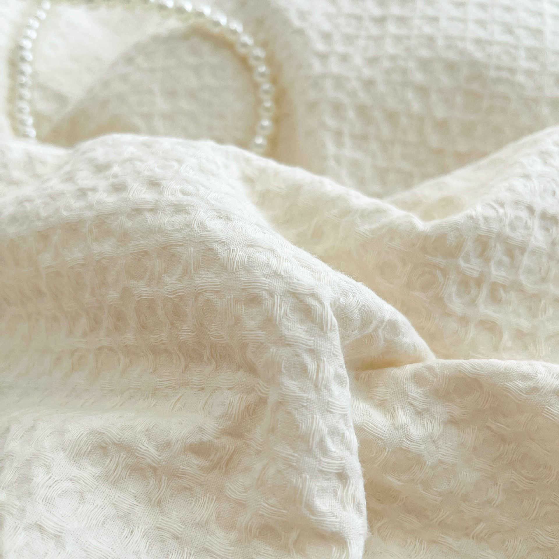 Set di biancheria da letto minimalista in cotone a nido d'ape - image 7