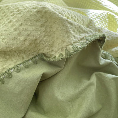 Biancheria da letto in puro cotone con trama a nido d'ape - image 9