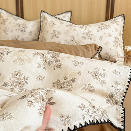 Set di biancheria da letto in cotone spazzolato floreale - image 1