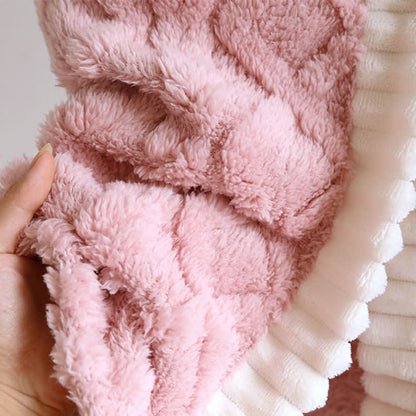 Camicia da notte con bottoni in peluche con trama a rombi - image 12