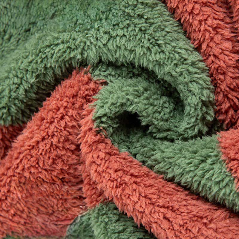 Accappatoio in peluche a righe verticali audaci - image 5