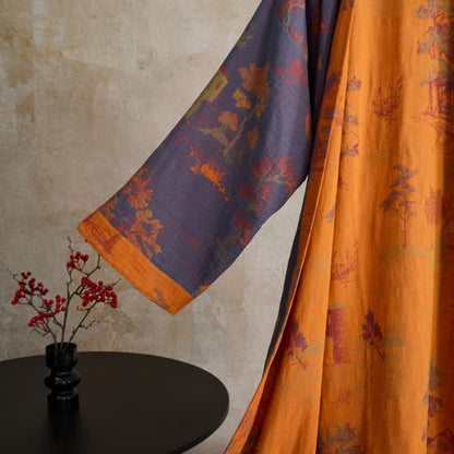 Kimono in garza di cotone Vintage Tree - image 3