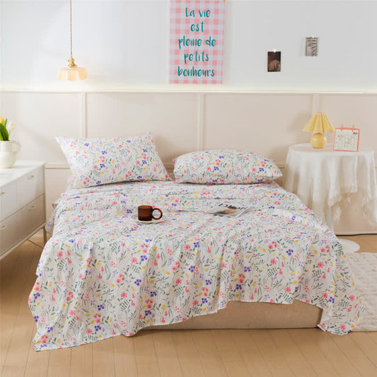 Cottagecore Wildflower All-Season Sheet Set - King - image 0