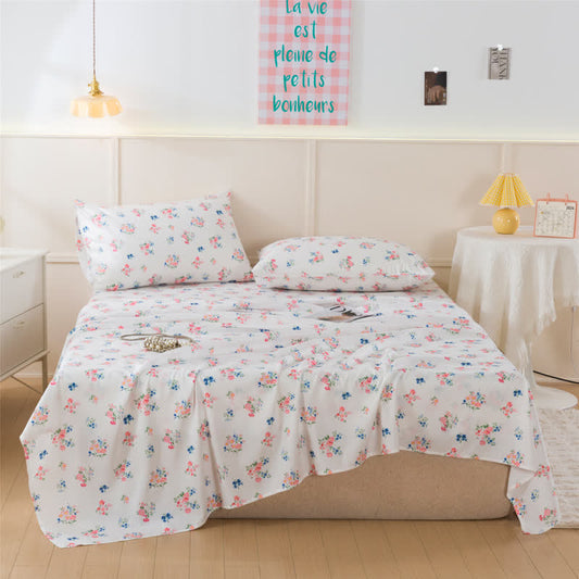 Sweet Cottagecore Mini-Rose Sheet Set - King - image 0