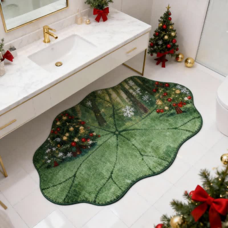 Tappeto per albero di Natale a forma di foglia di loto - 90cm x 140cm - image 0