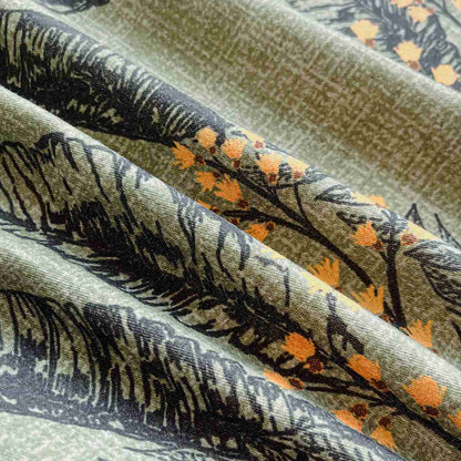 Copriletto in cotone spazzolato con motivo Botanical Berry - image 5