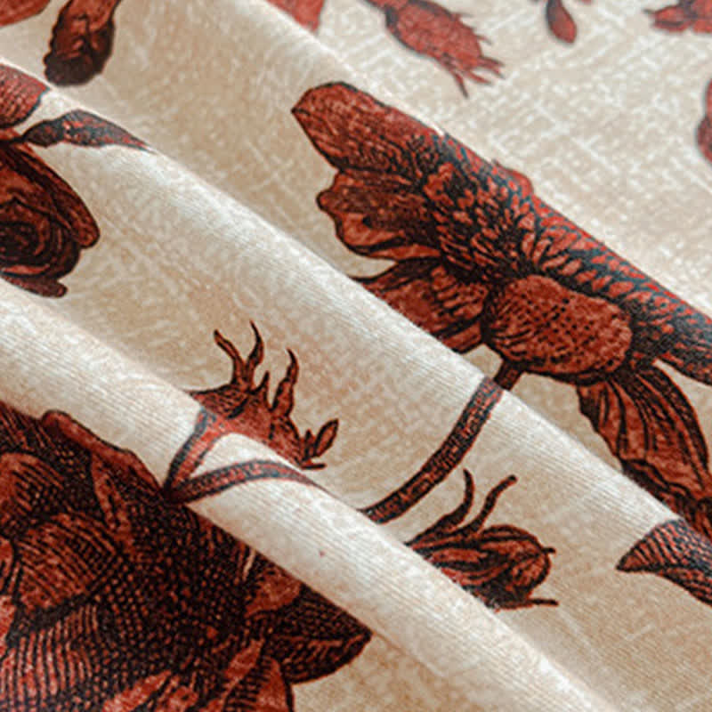 Copriletto in cotone spazzolato rosa - image 2